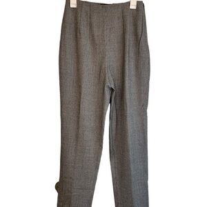 MARK SHALE | Houndstooth Pattern Made in Italy Pants With Side Zipper | size 8